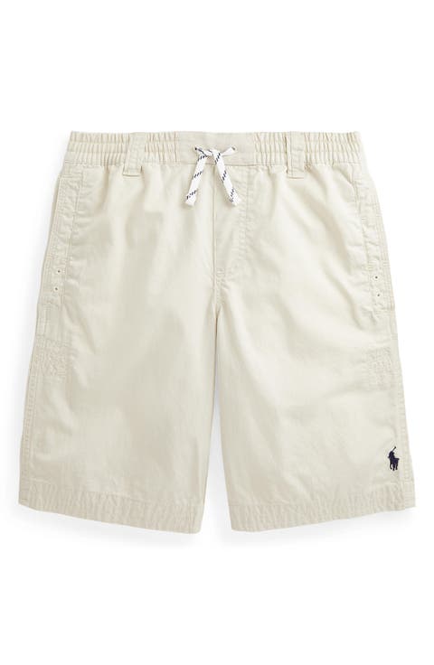 Kids' Cotton Twill Rugby Shorts (Big Kid)