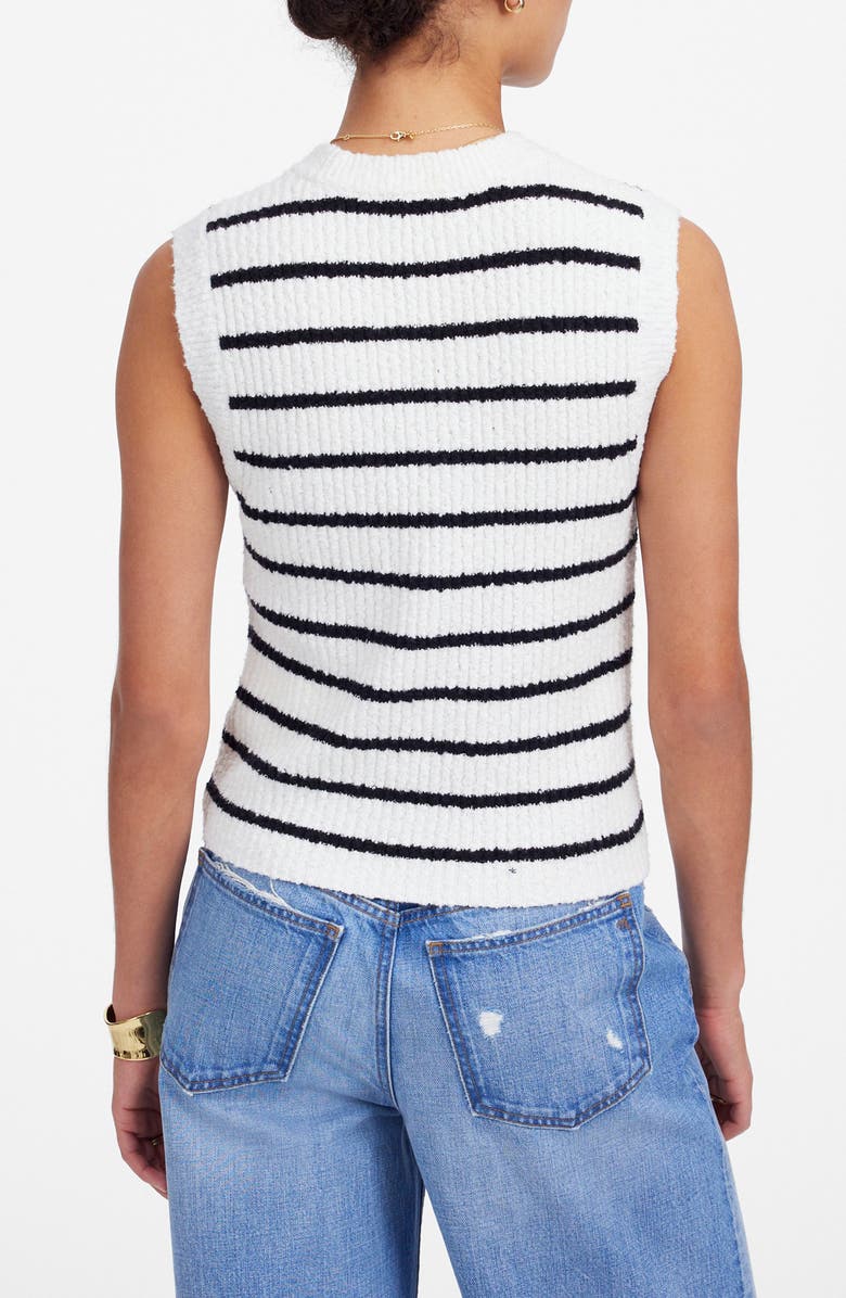 Madewell Bouclé Knit Sweater Tank, Alternate, color,