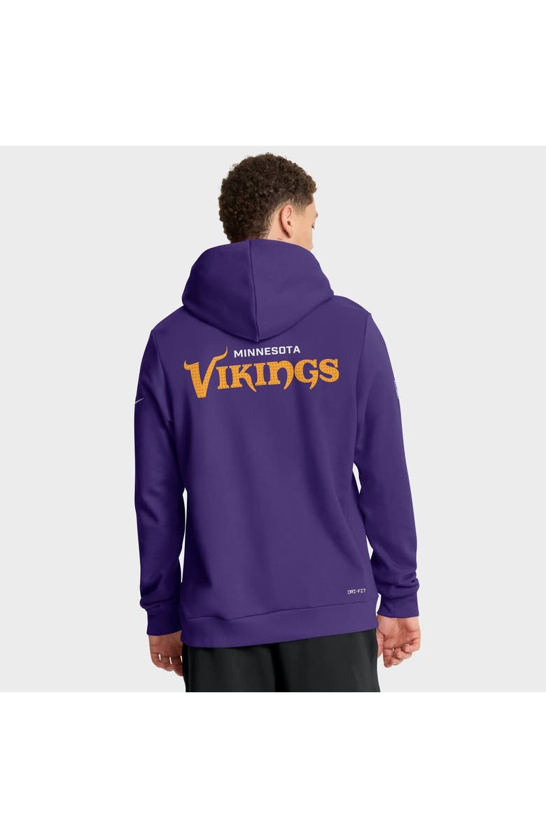 Nike Men's Nike Purple Minnesota Vikings Sideline Standard Issue Initial Home Dri-FIT Hoodie, Alternate, color, Purple