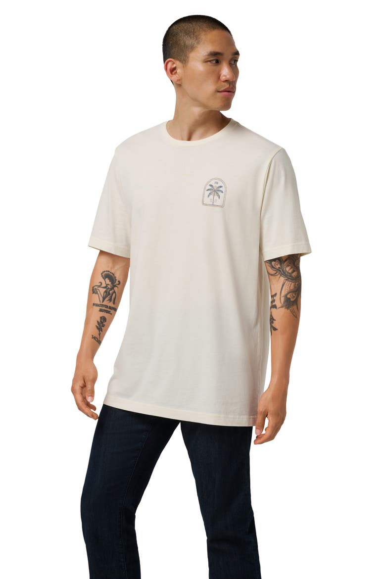 Coastline Graphic T-Shirt, Alternate, color, ANTIQUE WHITE