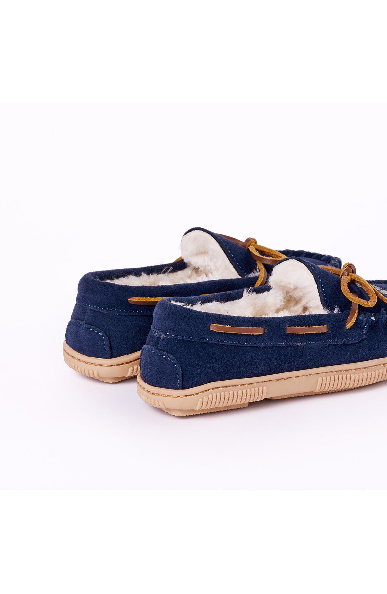 Kids' Pile Lined Hardsole Slipper, Alternate, color, NAVY SHARK