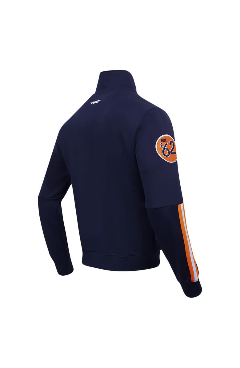 PRO STANDARD Men's Pro Standard Navy Houston Astros Fast Lane Full-Zip Track Jacket, Alternate, color, Navy
