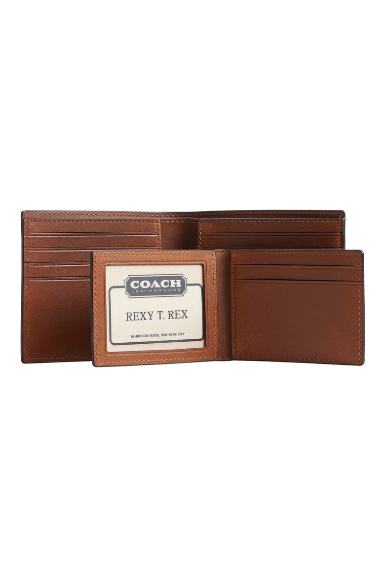 3-in-1 Loved Leather Bifold Wallet, Alternate, color, SADDLE/ BURNT SIENNA