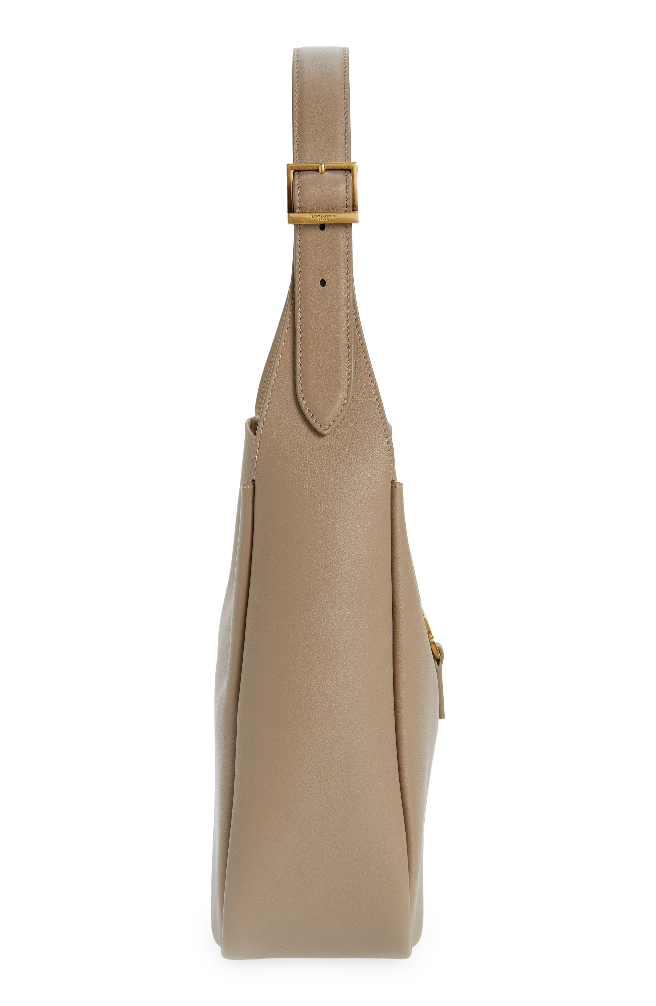Женские сумки Saint Laurent Small Le 5 à 7 Leather Hobo — фото 5