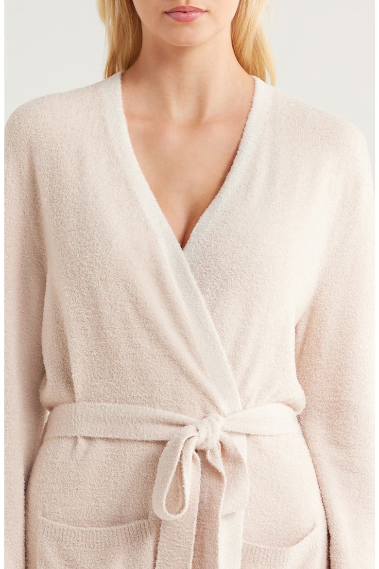 CozyChic Lite® Tonal Contrast Robe, Alternate, color, CHAI/ SAND DUNE