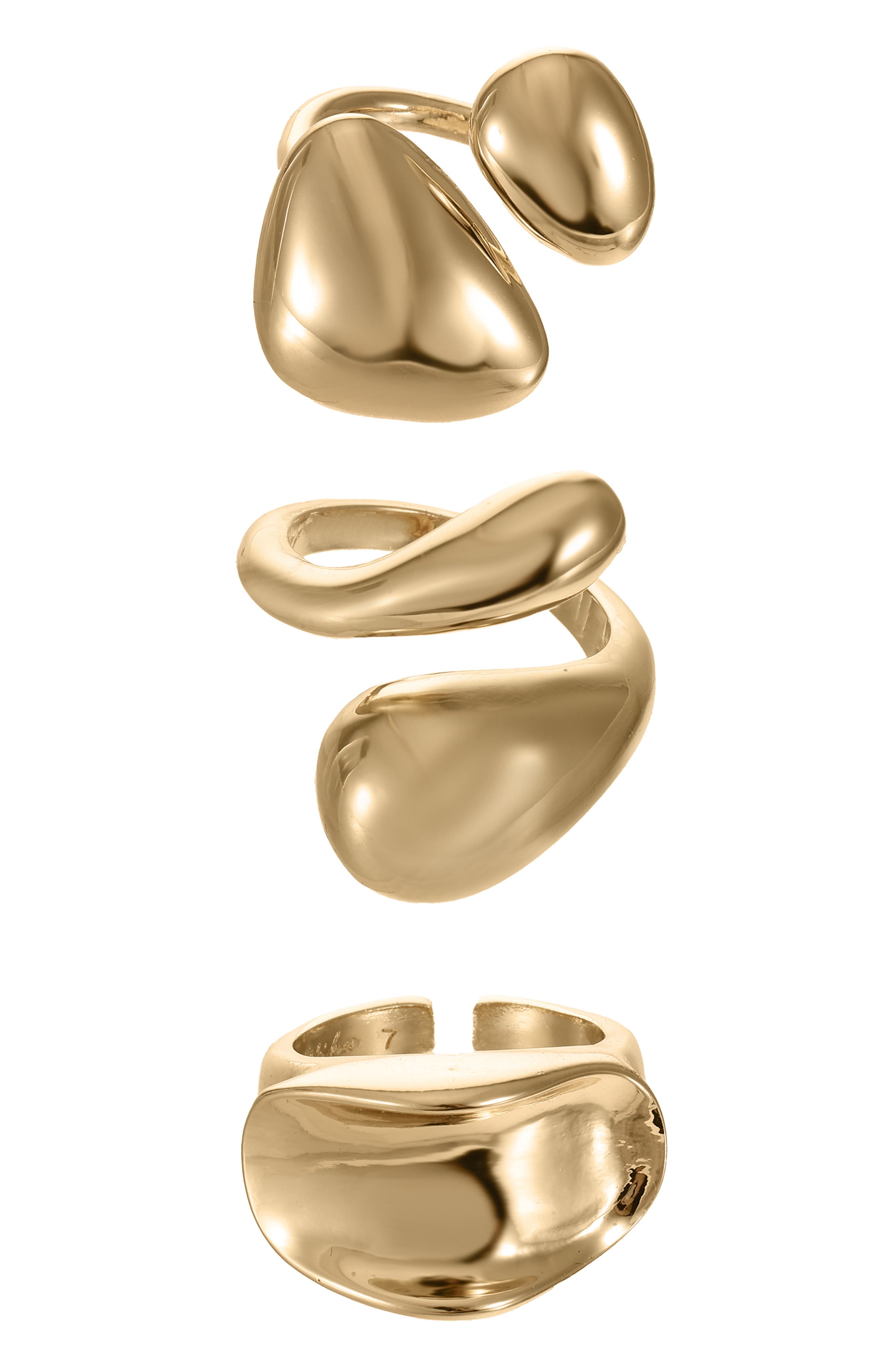 Modern Organics Set of 3 Rings