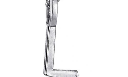 Adornia Initial Pendant Layered Chain Necklace In Silver