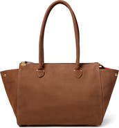Clare V. Beatrice Nubuck Leather Tote