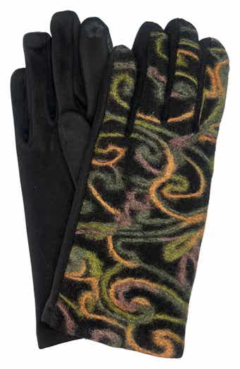 MARCUS ADLER Swirl Print Touchscreen Compatible Gloves