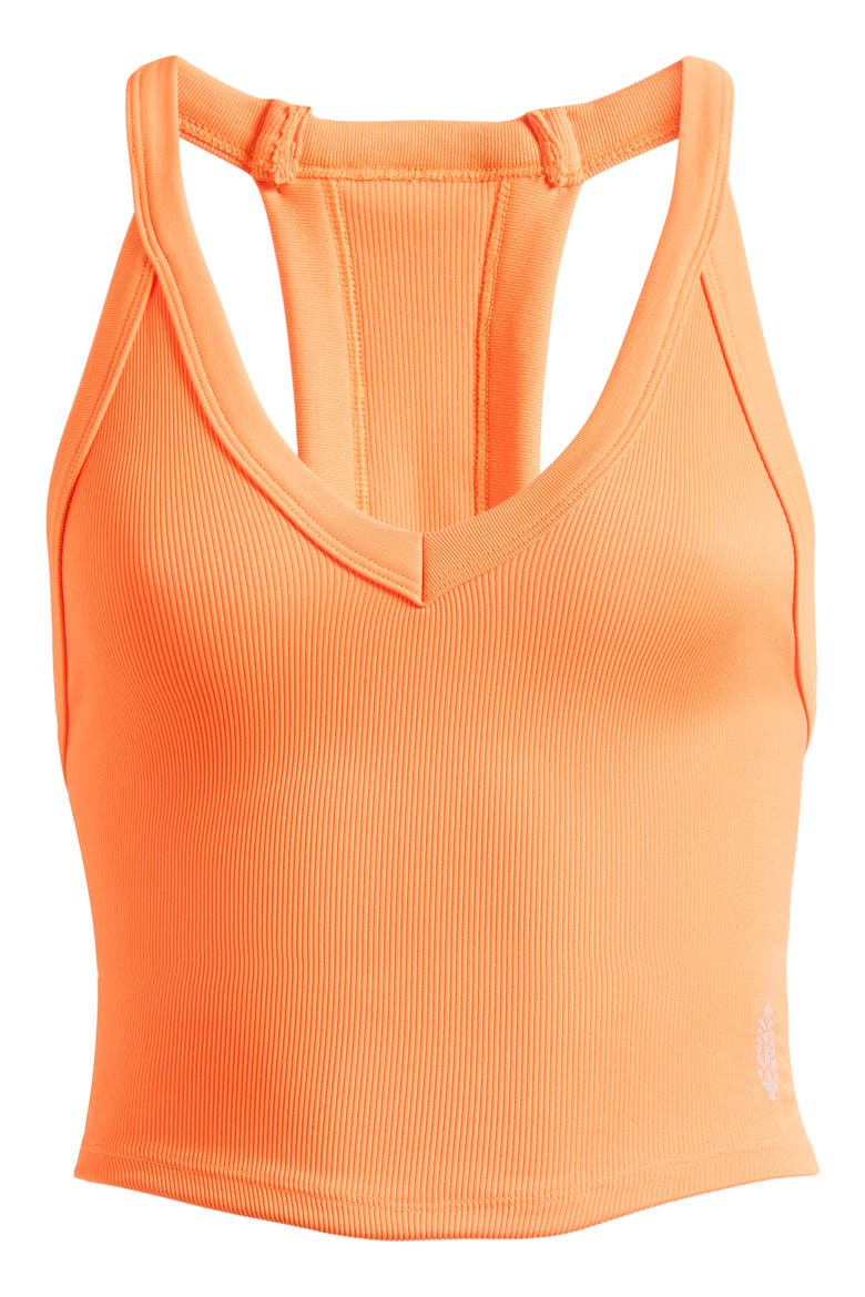 FP Movement All Clear Crop Racerback Tank, Alternate, color, BURNIN UP