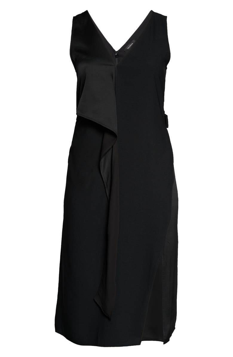 Halogen<sup>®</sup> Satin Mix Media Sleeveless Dress, Alternate, color, 