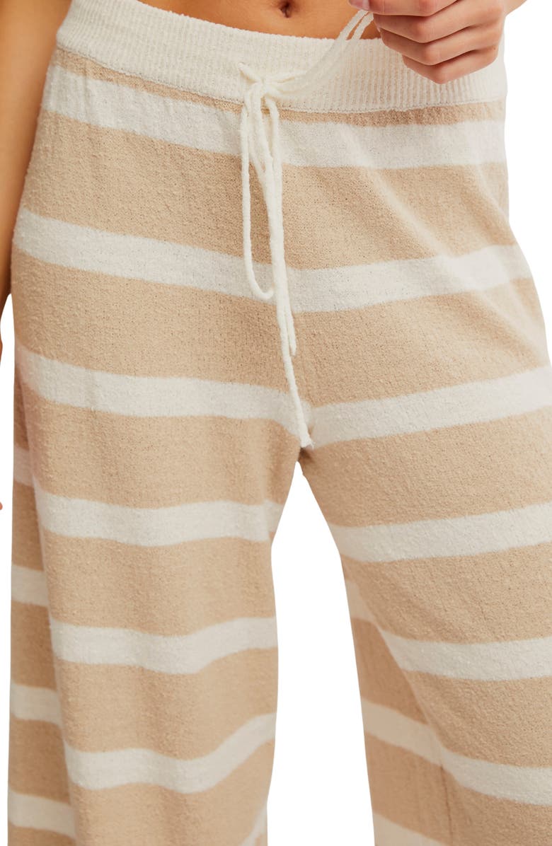 Free People Roberts Stripe Crop Top & Pants Set, Alternate, color, Nomadic Desert Combo