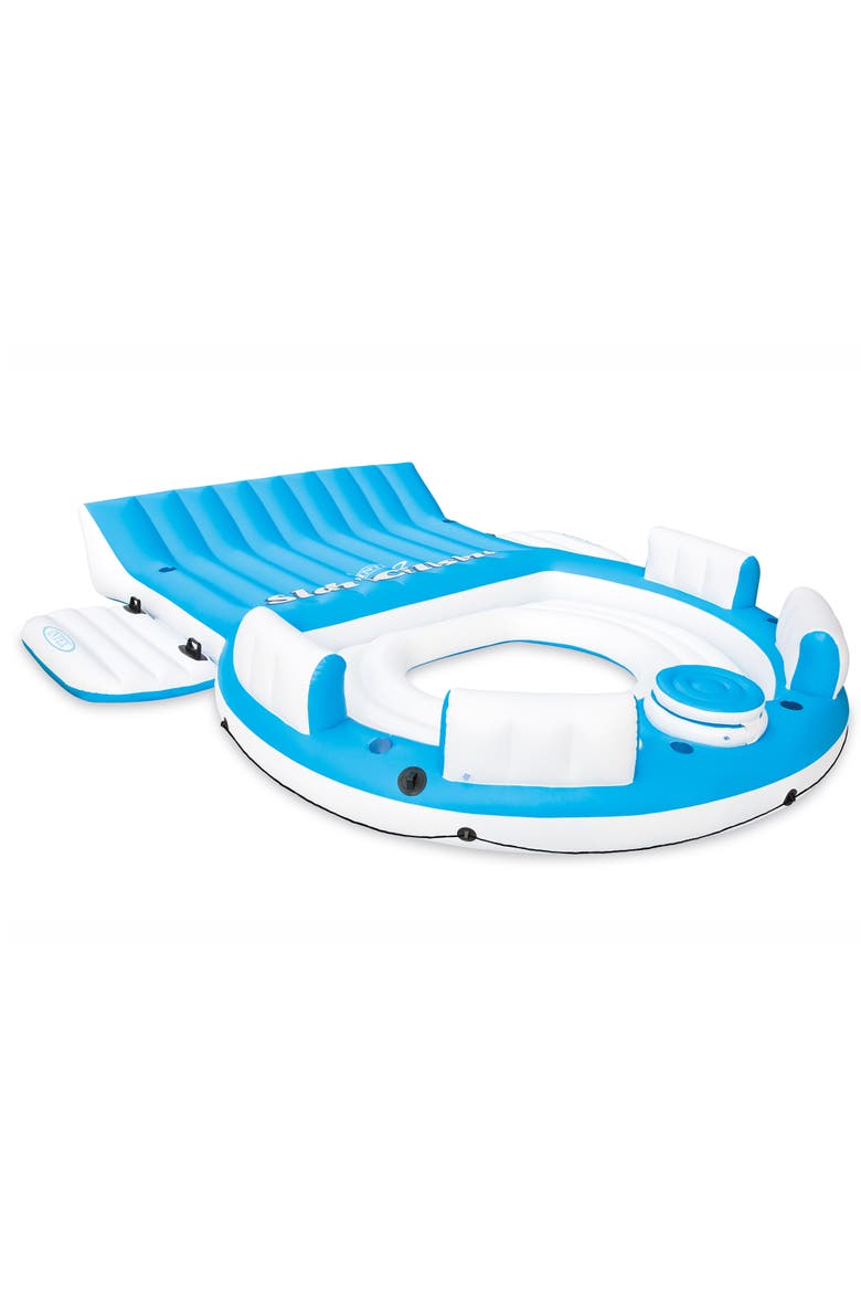 Splash 'N Chill Island Inflatable, Main, color, Blue