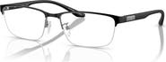 Emporio Armani 57mm Rectangle optical glasses