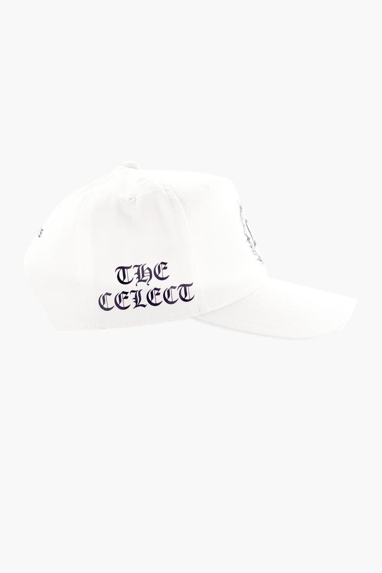LA Barbwire Mid Profile Cap, Alternate, color, white