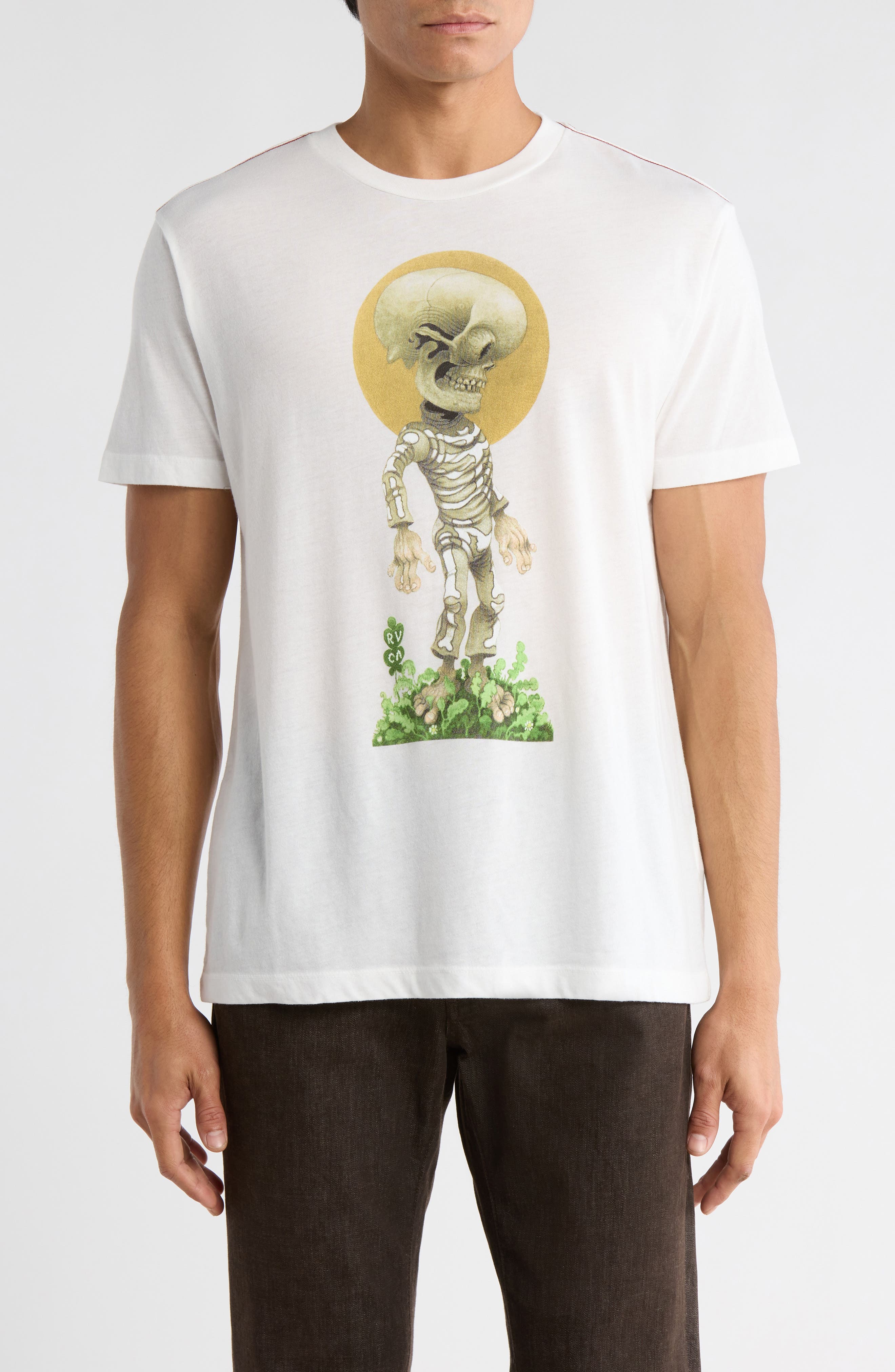 RVCA Gordon Skeleton Graphic T-Shirt