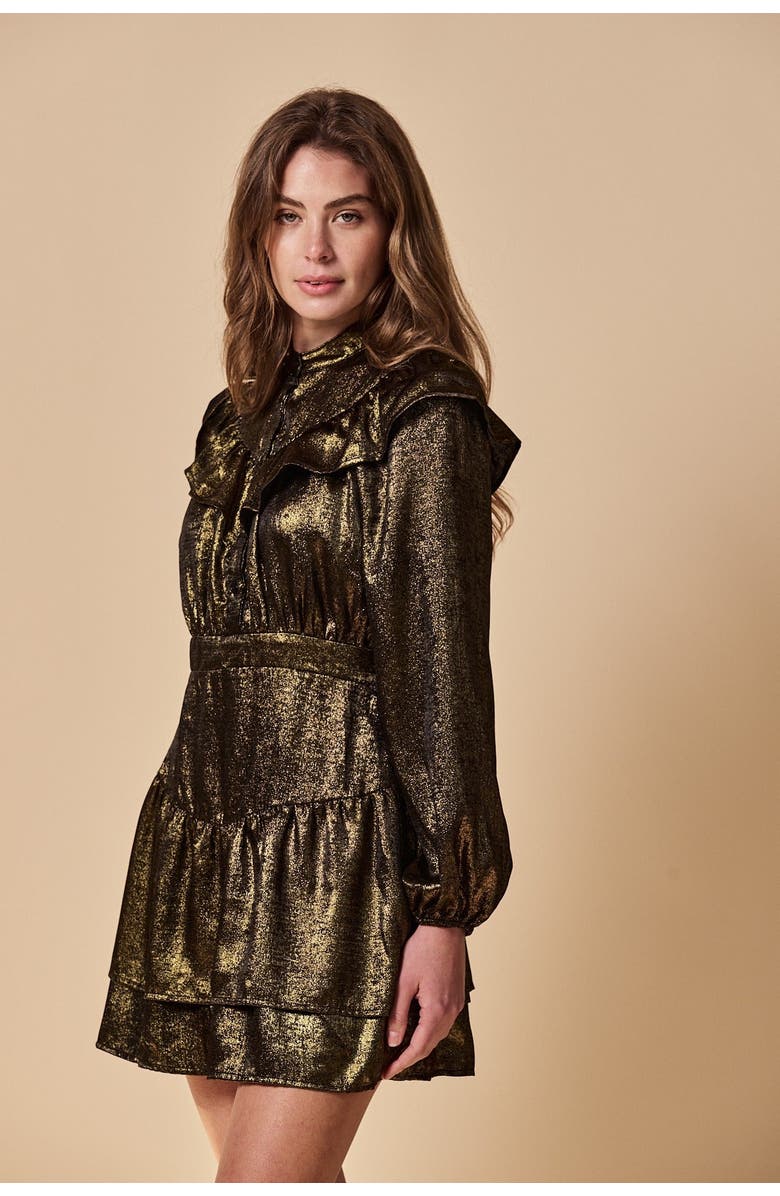 The Shirt by Rochelle Behrens The Gwenyth Dress, Alternate, color, Bronze