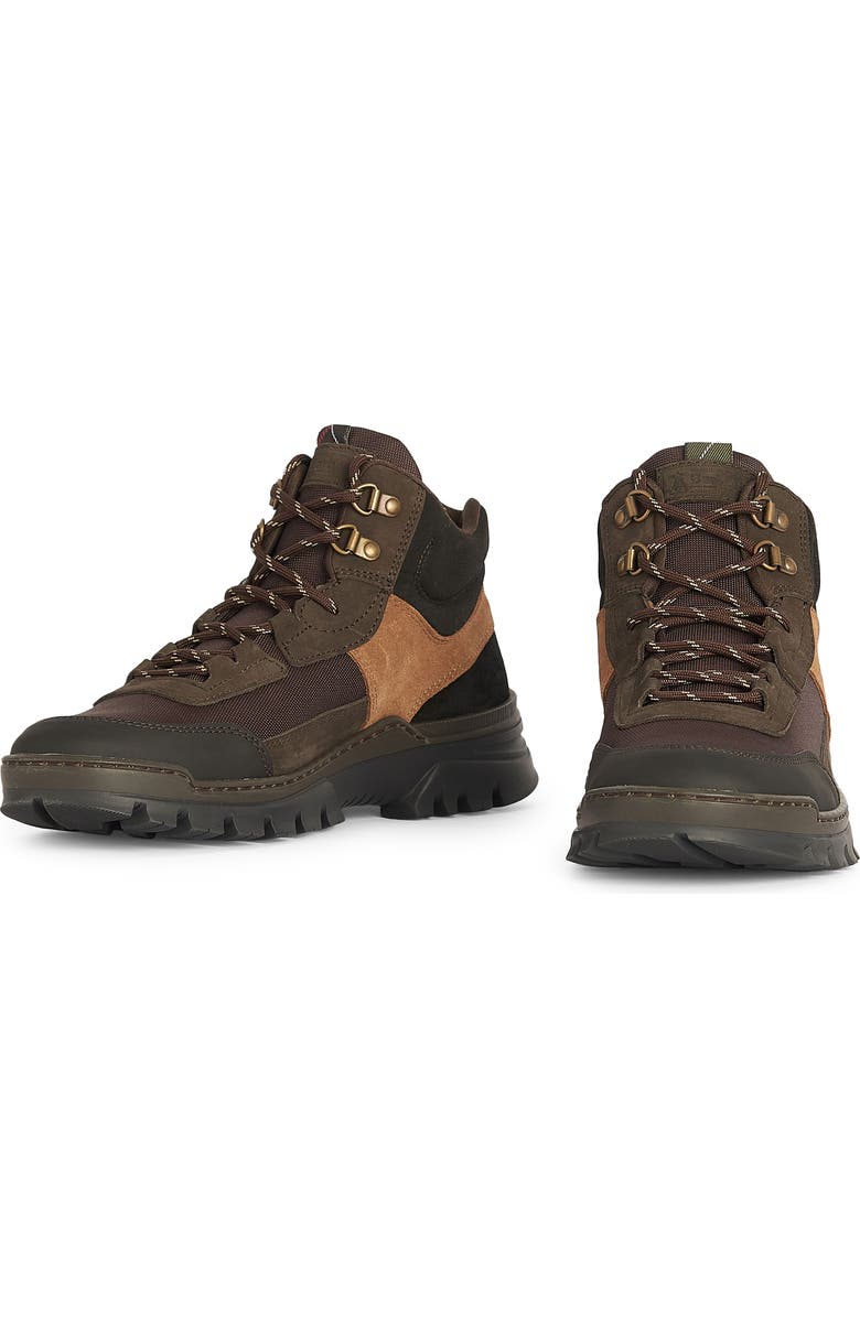 Barbour Potsie Water Resistant Ankle Boot, Alternate, color, Dark Brown