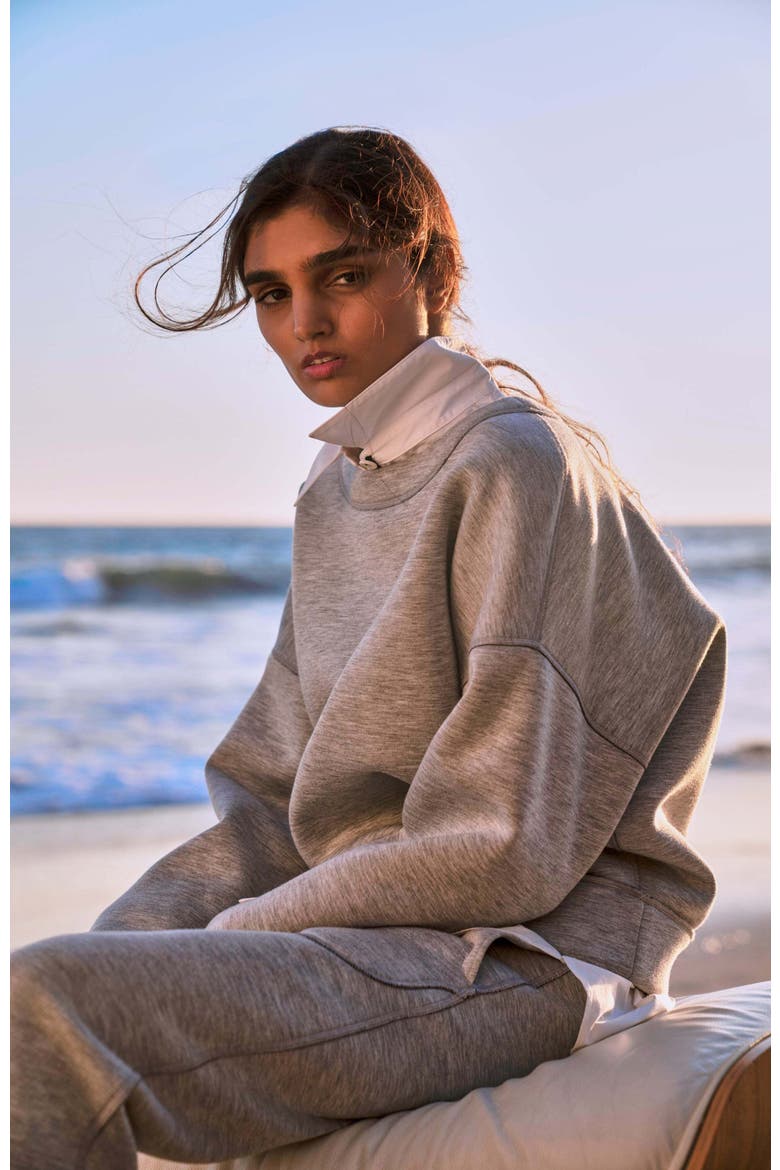 The Reversible Sweatshirt, Alternate, color, Black/Gray