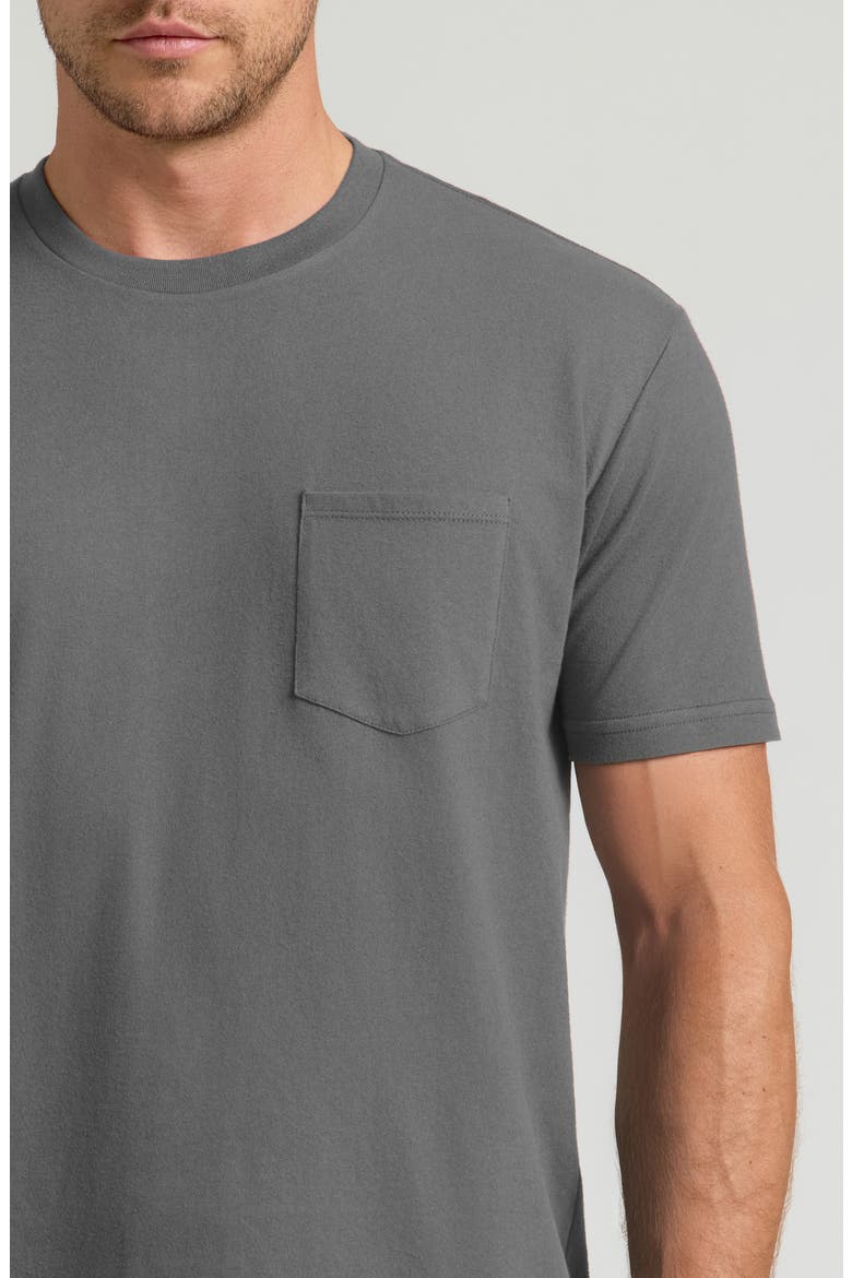 Pocket T-Shirt, Alternate, color, CARBON