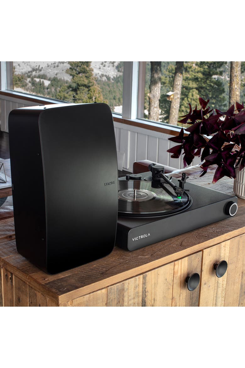 Stream Onyx Wi-Fi and Bluetooth Turntable Works with Sonos, Alternate, color, Black