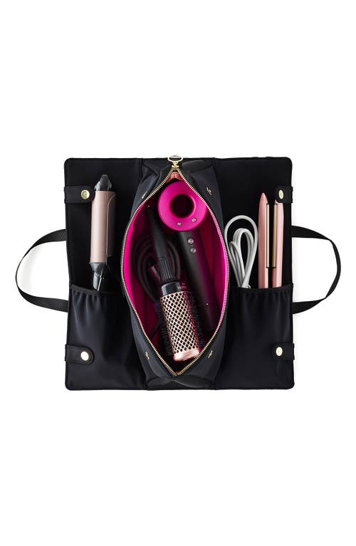 Kusshi Hair Tools Bag In Black/pink