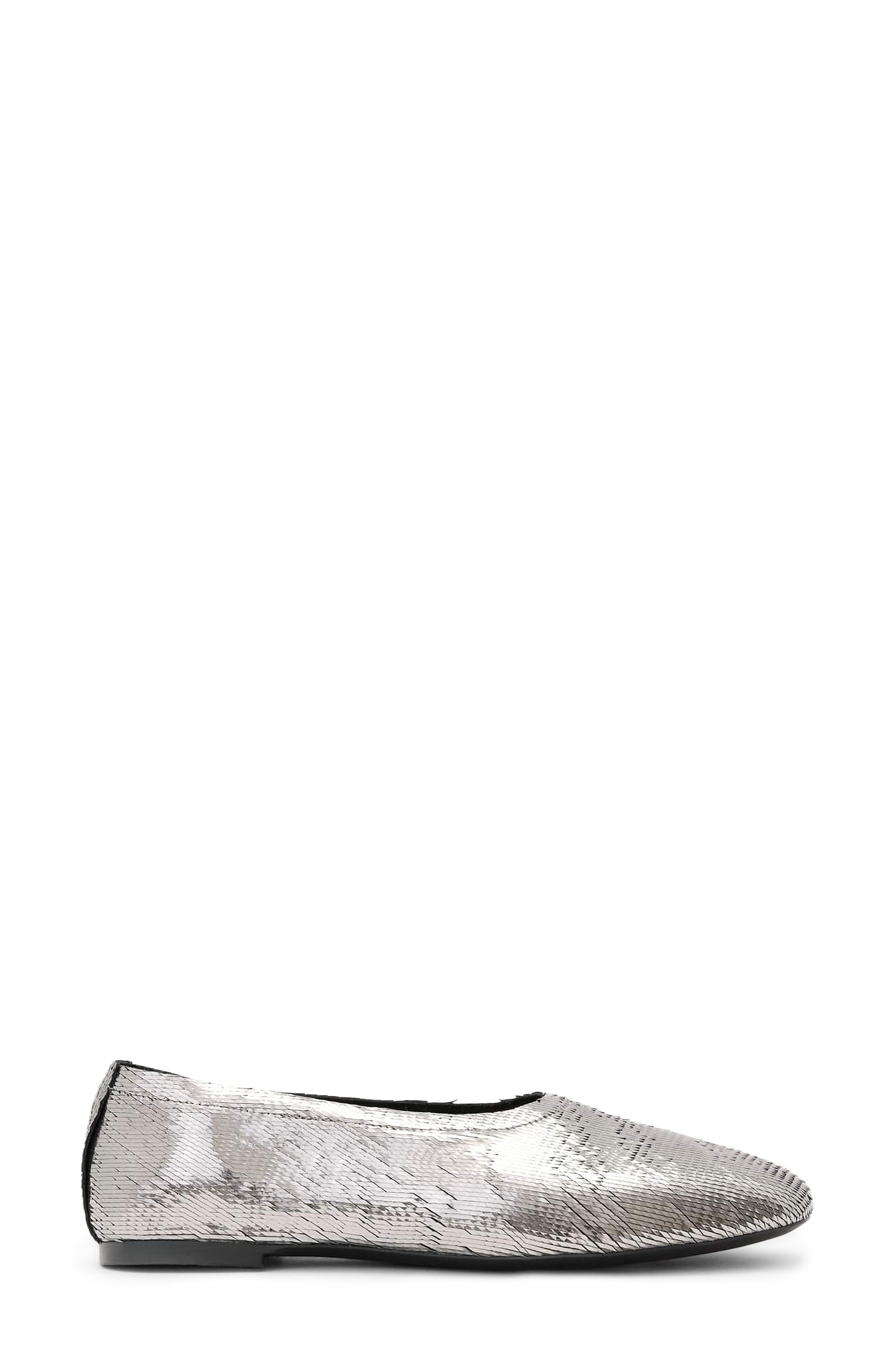 AllSaints Hailee Flat, Alternate, color, Gunmetal Grey