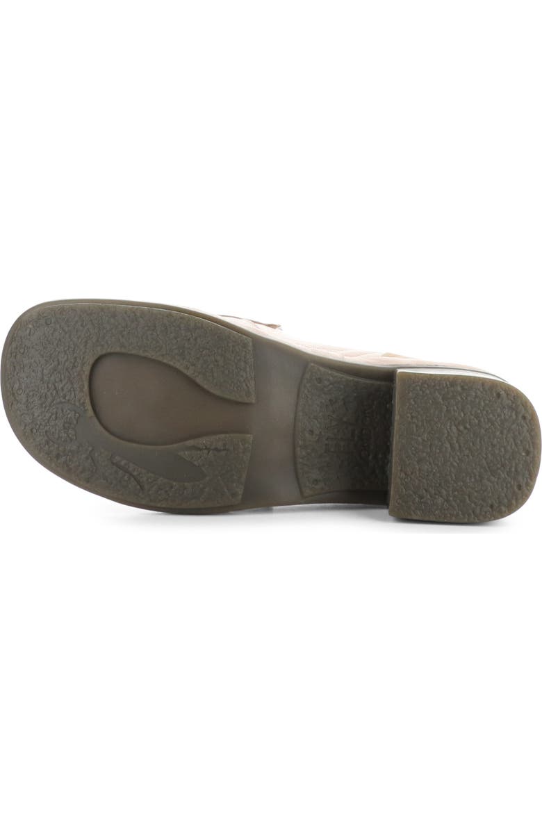 Fly London Elam Block Heel Loafer, Alternate, color, Nude Pink