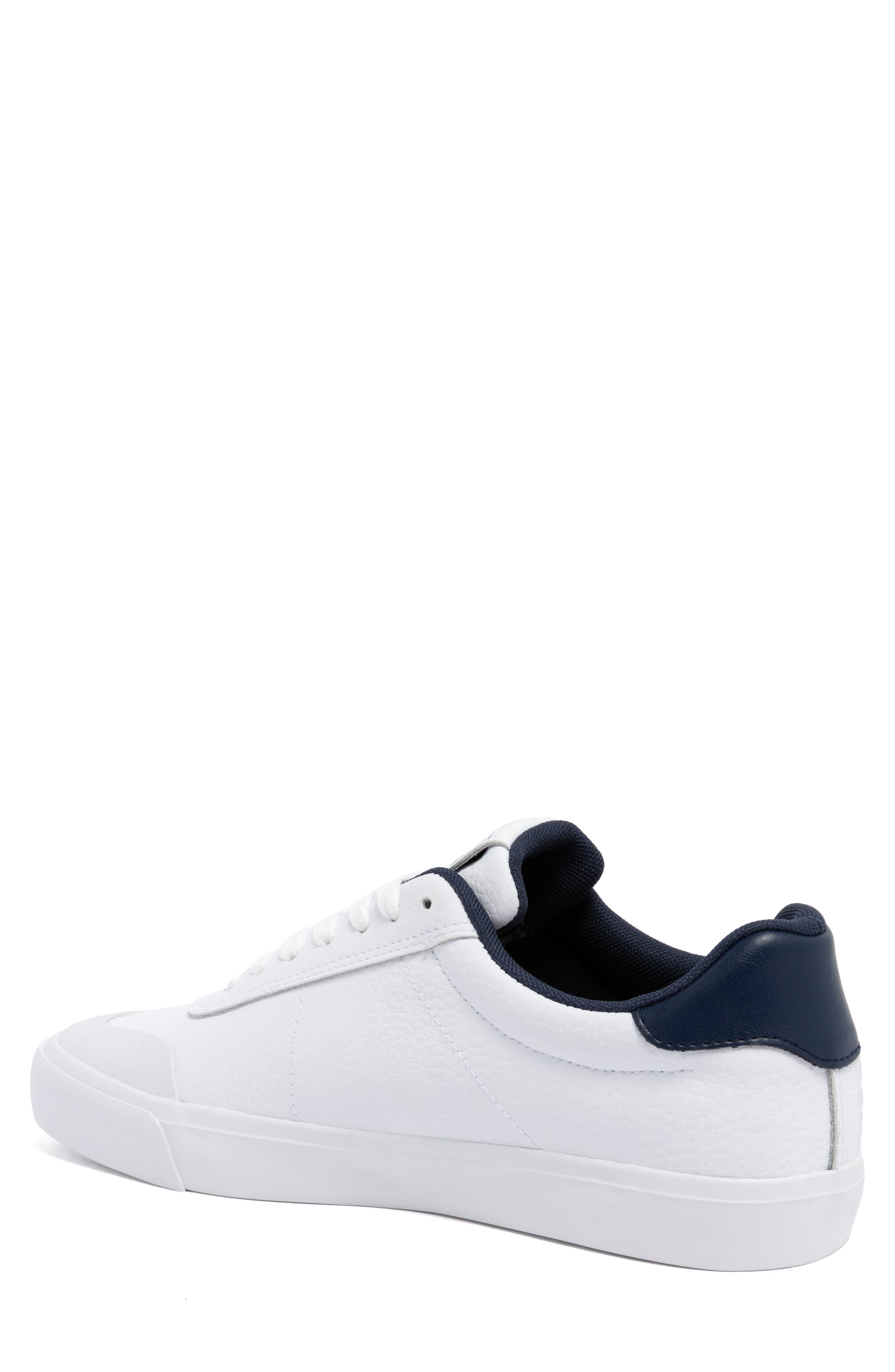 Original Penguin <p>Sylas Court Sneaker (Men)</p>, Alternate, color, White/ Navy
