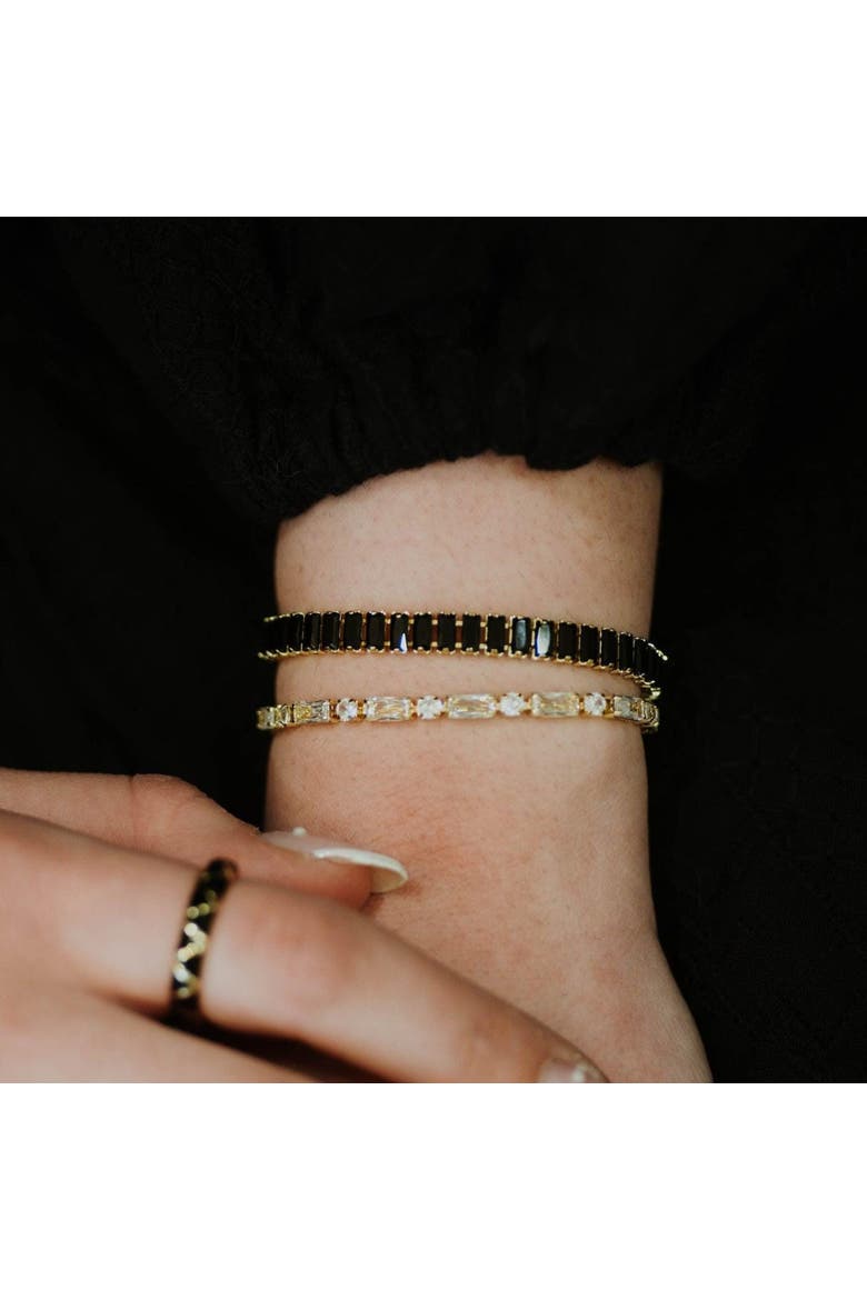 The Belvedere Noir Bracelet, Alternate, color, Gold