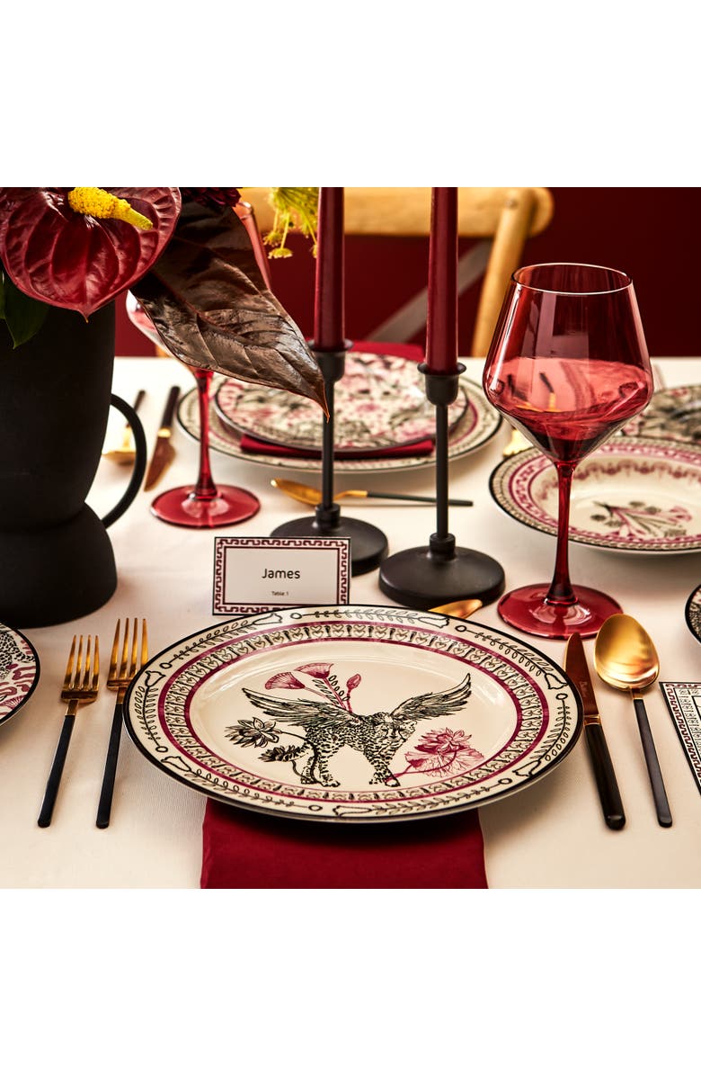 Marchesa Serengeti Porcelain Dinner Plate Set of 4, Multicolored, Alternate, color, Multicolored