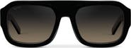 WMP Eyewear Harlee - 54mm Rectangular Aviator Polarized Sunglasses