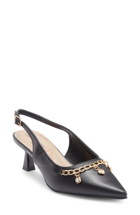 Aleena Chain Slingback Pump (Women)
