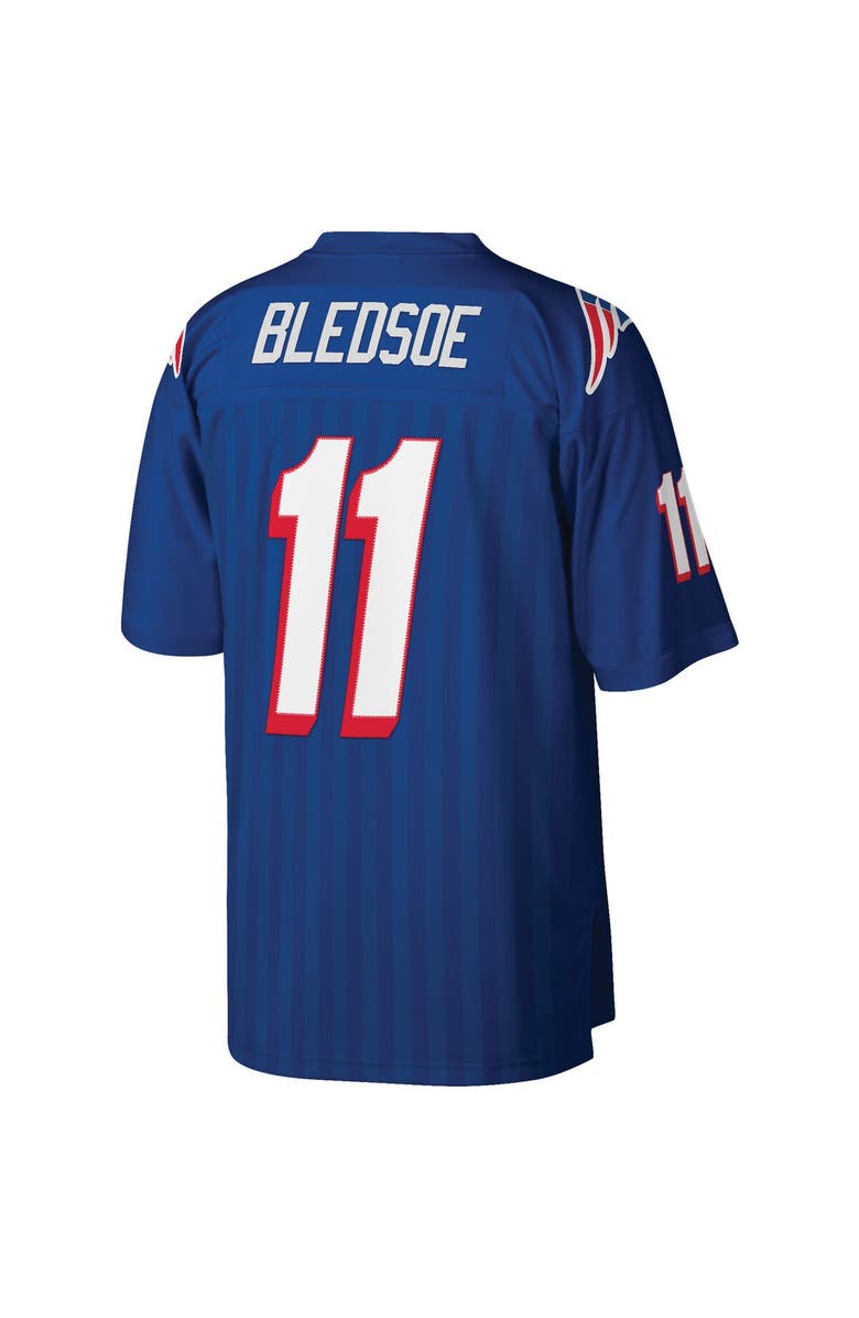 Mitchell & Ness Men's Mitchell & Ness Drew Bledsoe Royal New England Patriots Legacy Replica Jersey, Alternate, color,