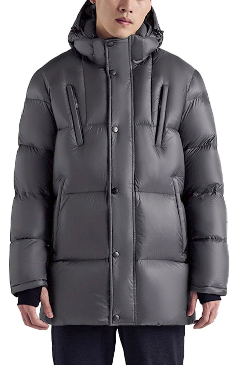 Triple F.A.T. Goose Ellsworth Men's Puffer Jacket, Main, color, Charcoal