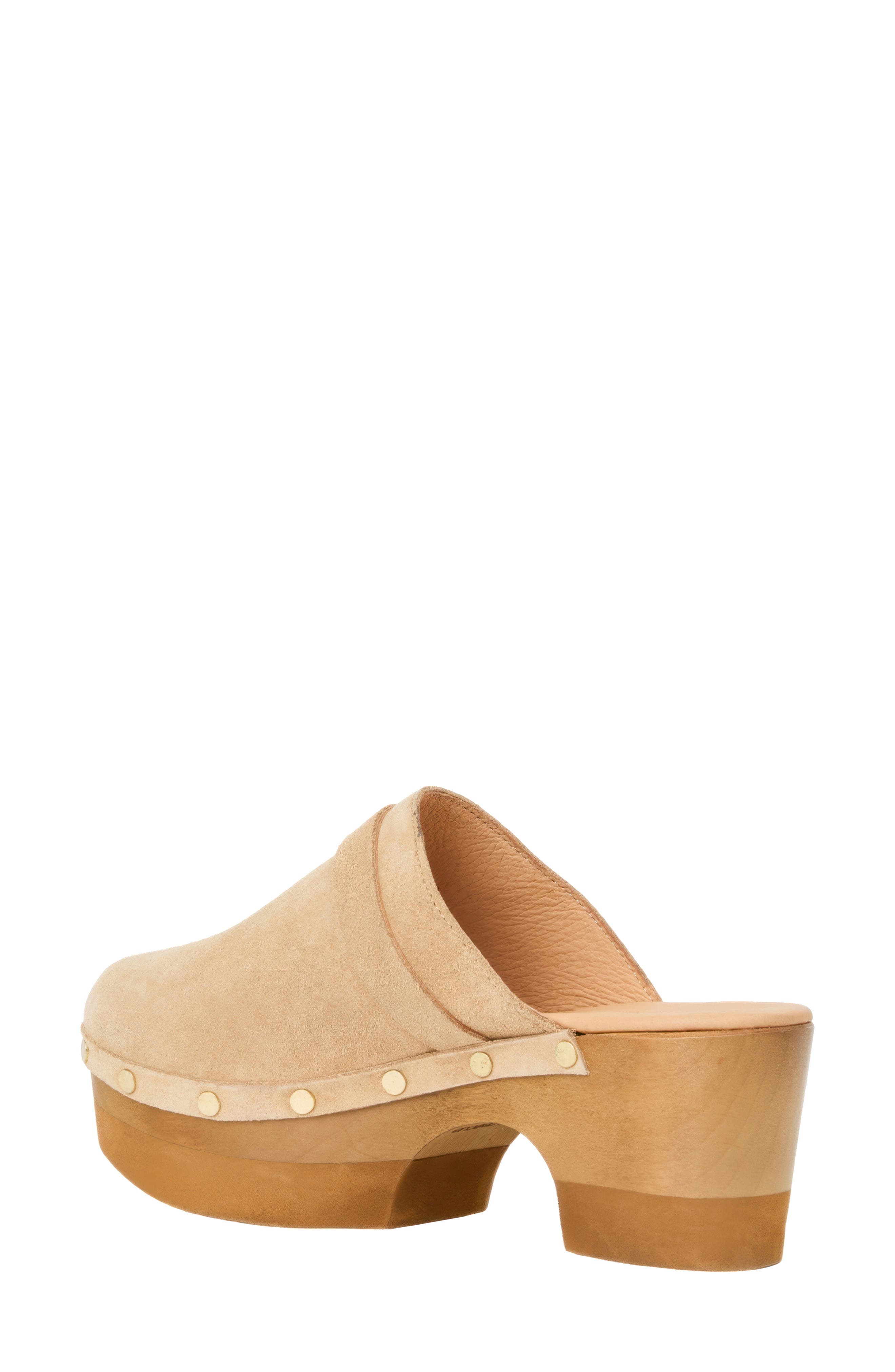 Olivia Clog, Alternate, color, SAND SUEDE