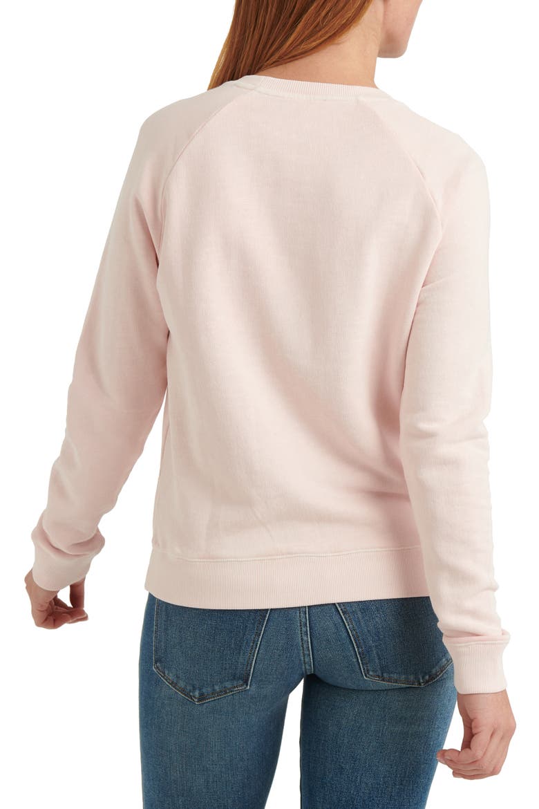 Surf Graphic Sweatshirt, Alternate, color, BLUSHING BRIDE