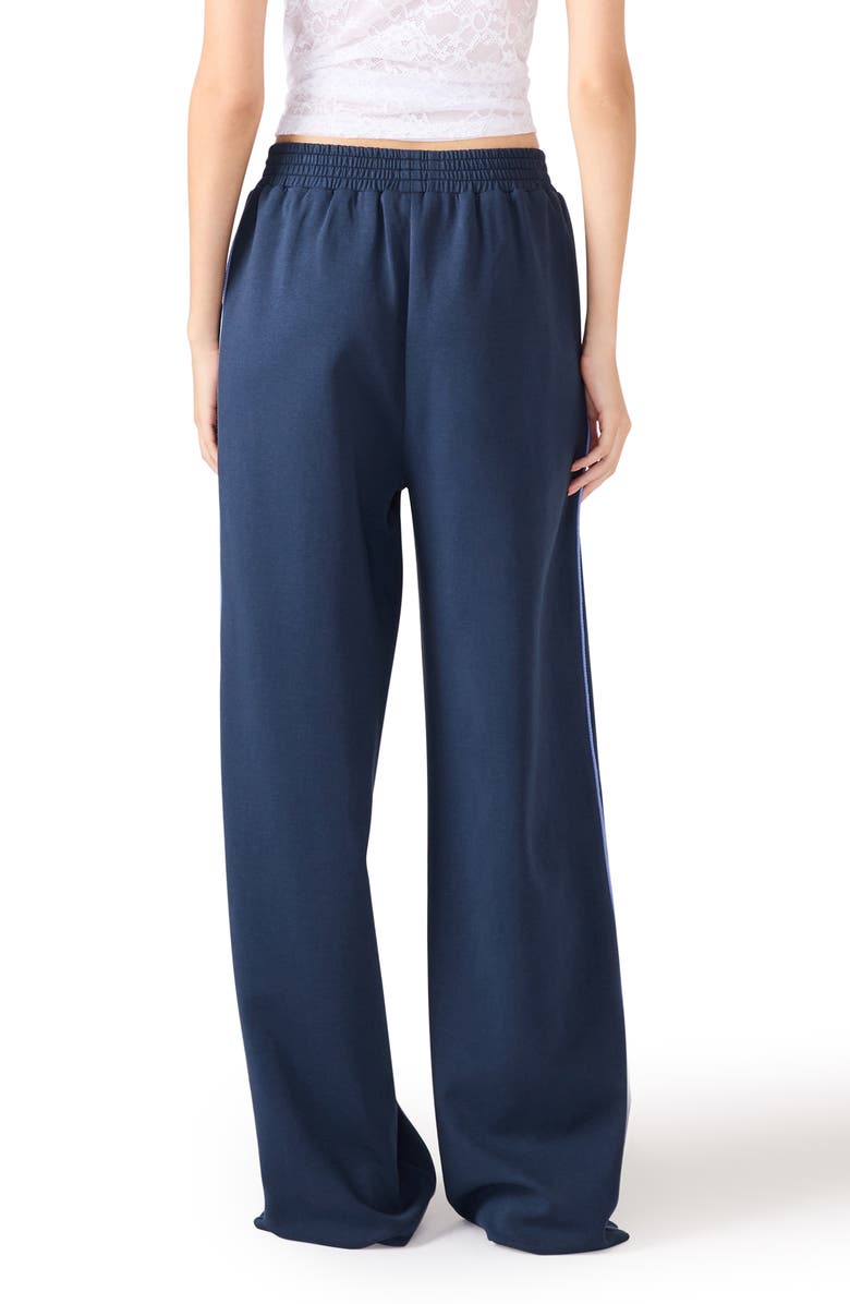 Steve Madden Cotton Blend Scuba Track Pants, Alternate, color, Marine