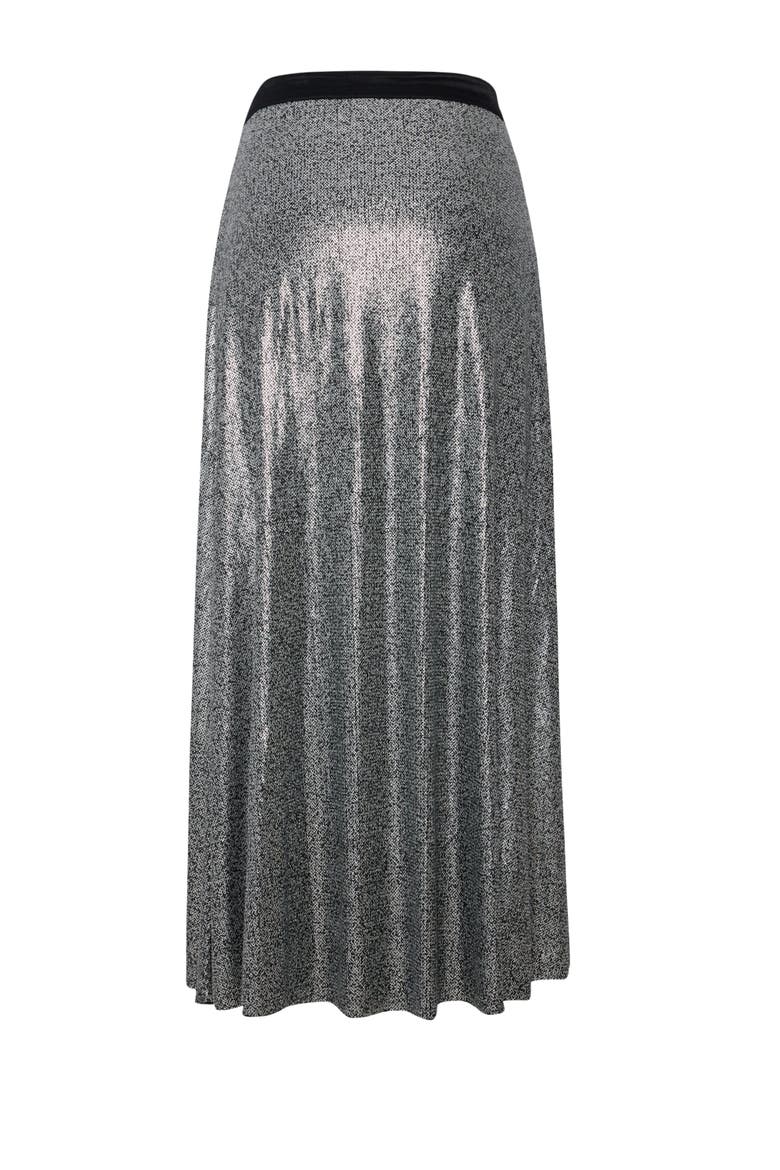 Sequin Skirt, Alternate, color, black