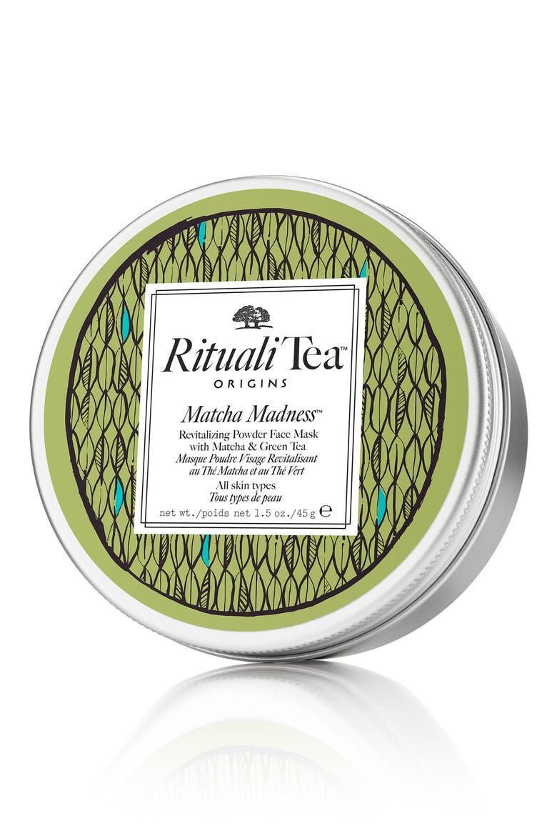 RitualiTea™ Matcha Madness™ Revitalizing Powder Face Mask with Matcha & Green Tea, Main, color, NO COLOR