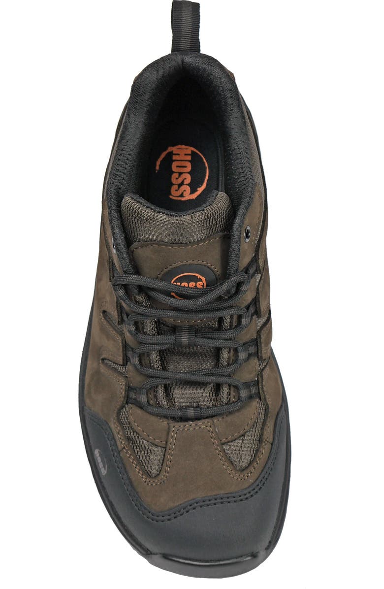 Hoss Boot Company HOSS Eric Low Soft Toe Wedge Work Shoe, Alternate, color, Dark Brown