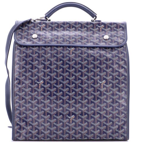 Saint Leger Briefcase Backpack Coated Canvas