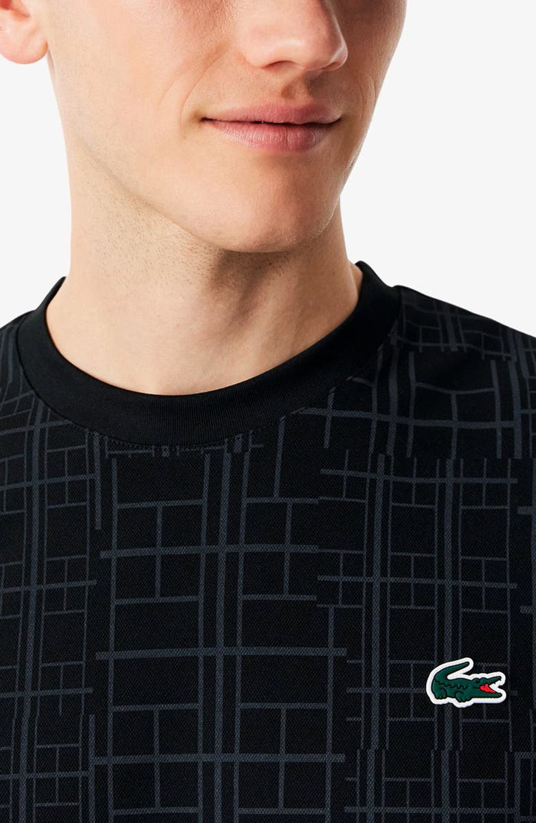 Lacoste x Novak Djokovic Ultra-Dry Performance T-Shirt, Alternate, color, Black