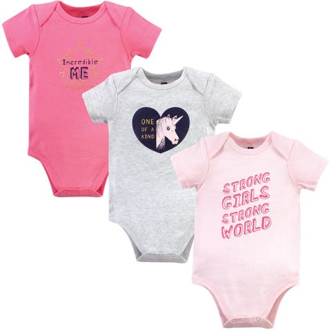 Comfortable All-Cotton Bodysuit 3Pk (Baby)