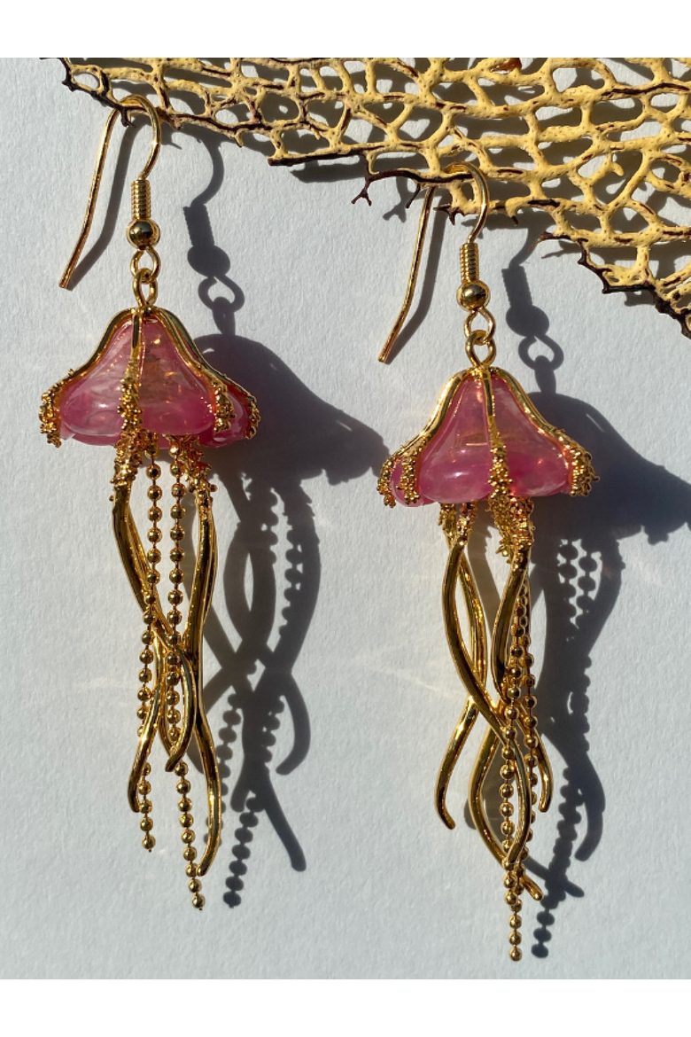 Jellyfish Drop Earrings, Alternate, color, Jellyfish