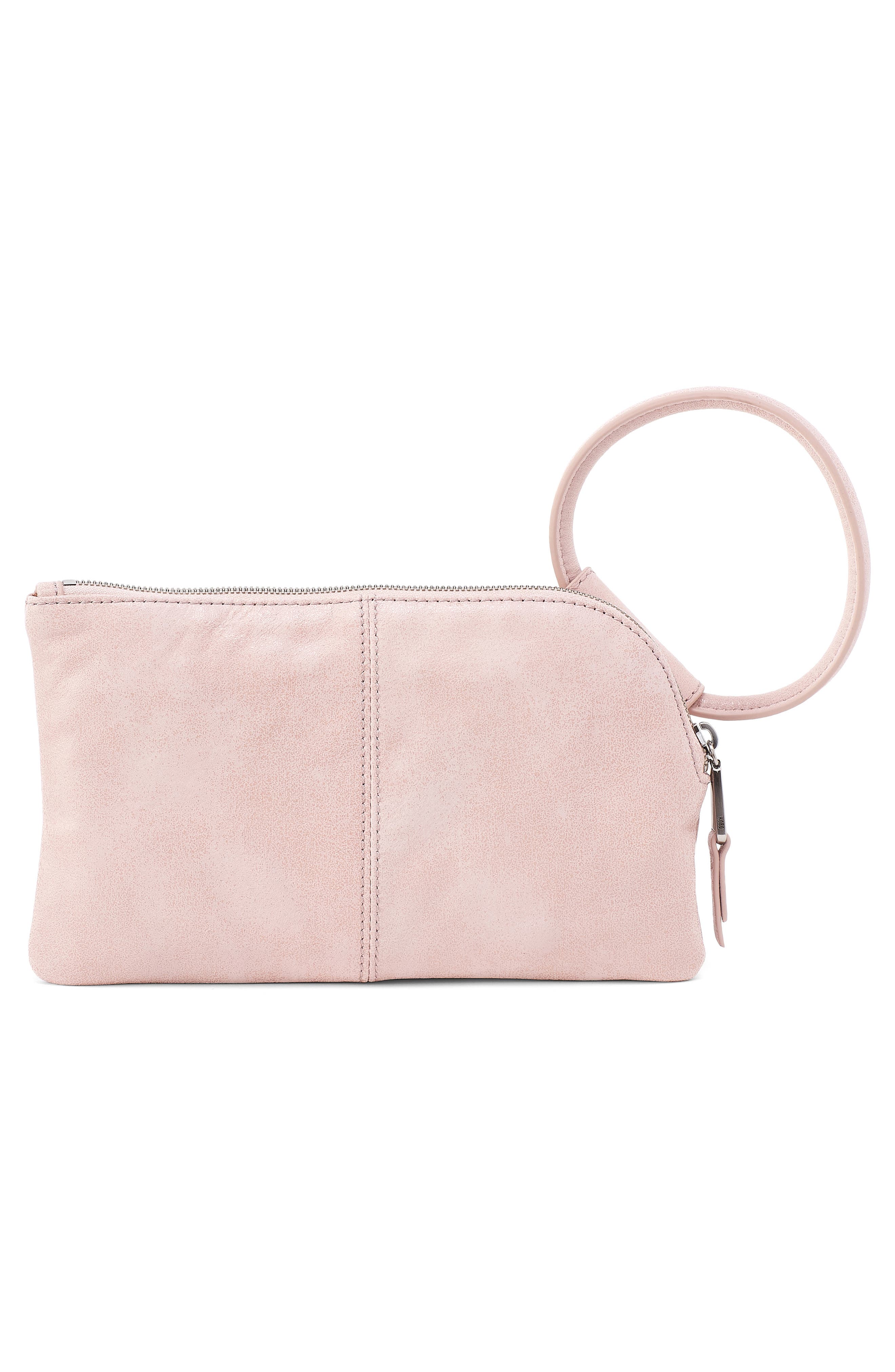 HOBO Sable Leather Wristlet, Alternate, color, Blossom