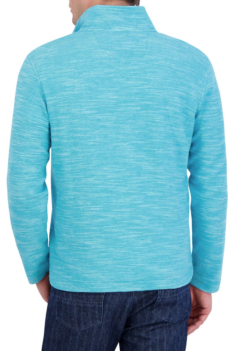 Ledson Space Dye Quarter Zip Top, Alternate, color, TEAL