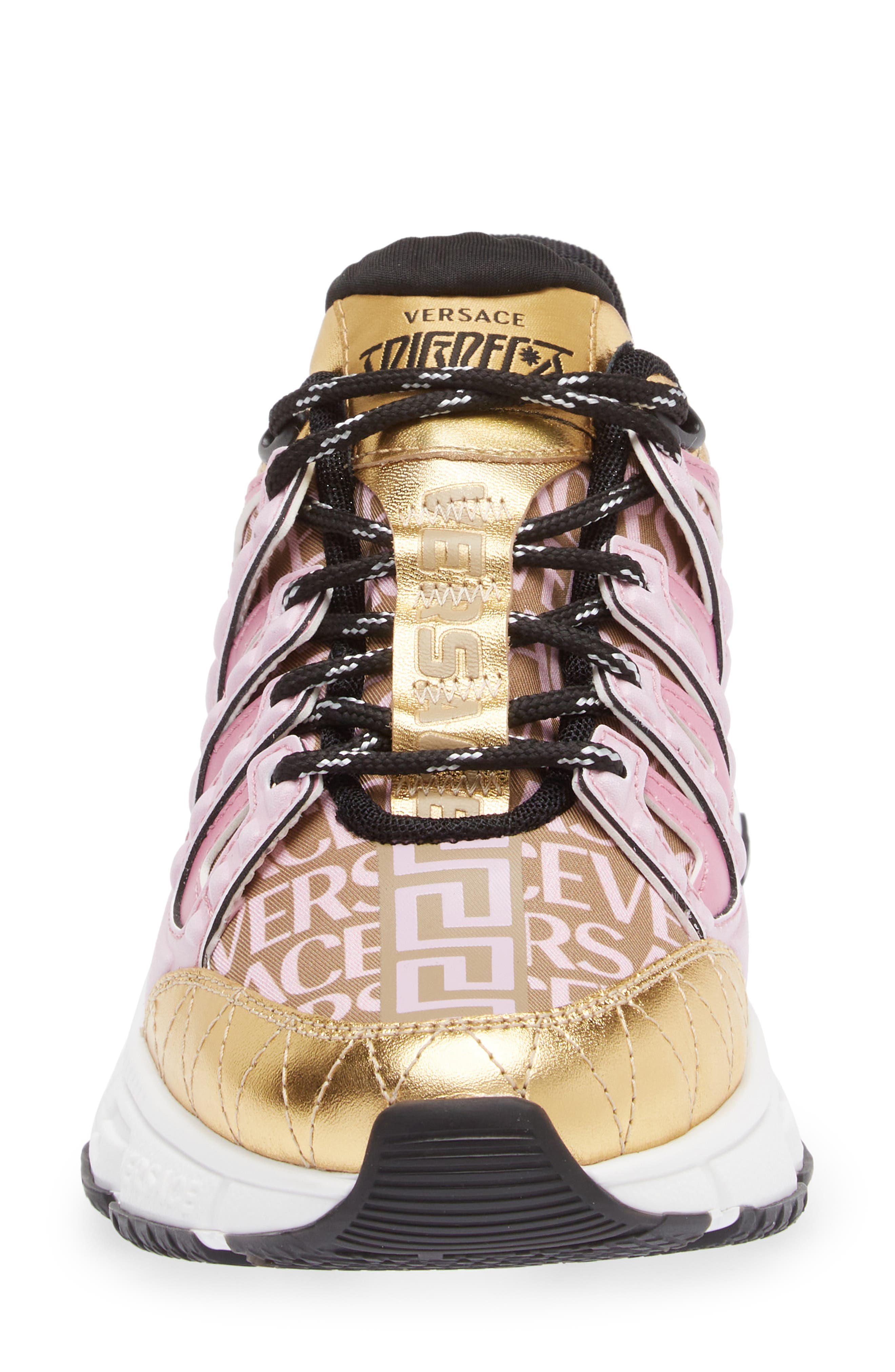 Versace Trigreca Low Top Sneaker, Alternate, color, 