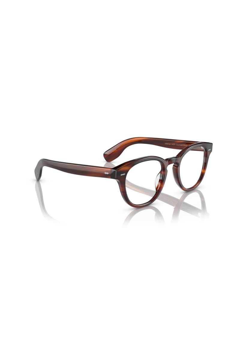 50mm Round optical glasses, Alternate, color, Tortoise