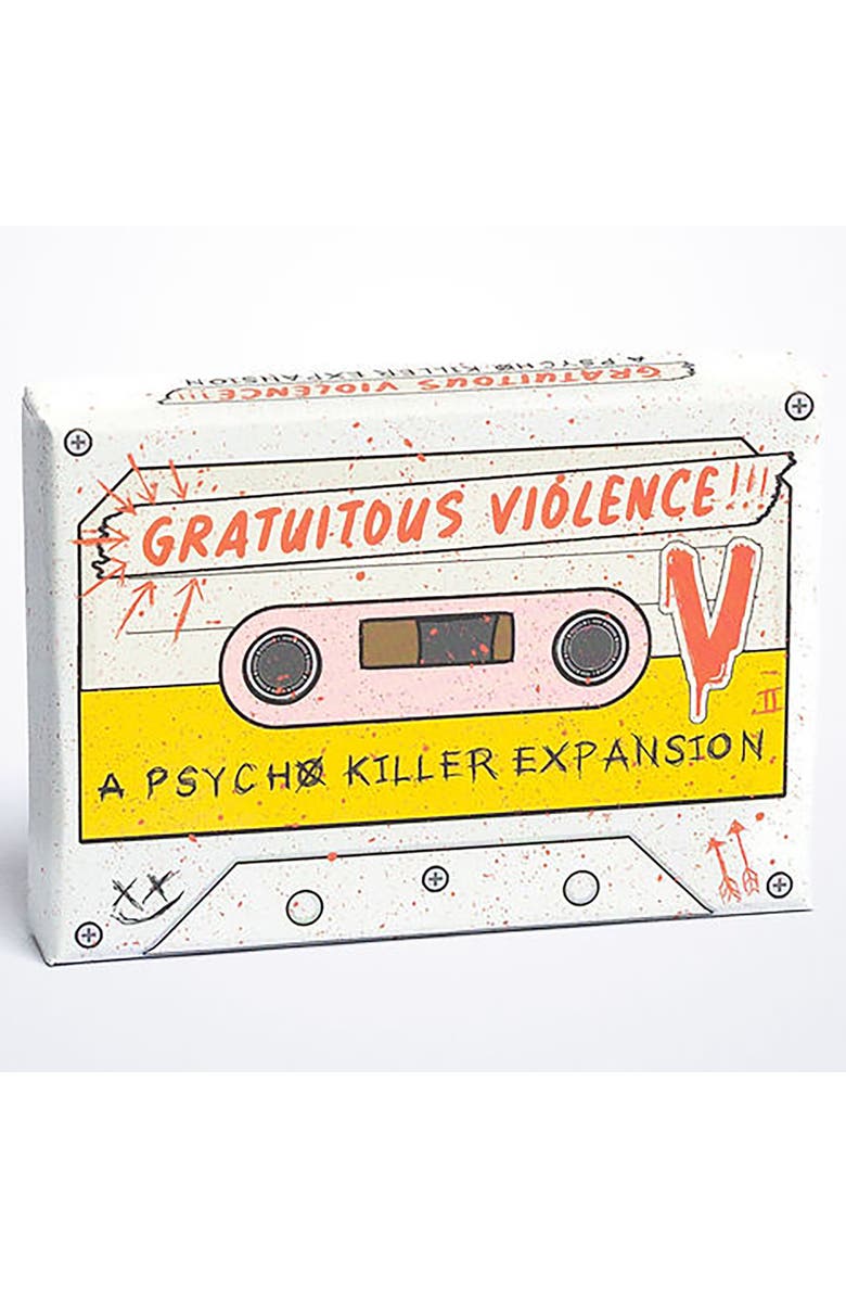 Psycho Killer Gratuitous Violence Adult Horror Card Game, Main, color, Multicolored